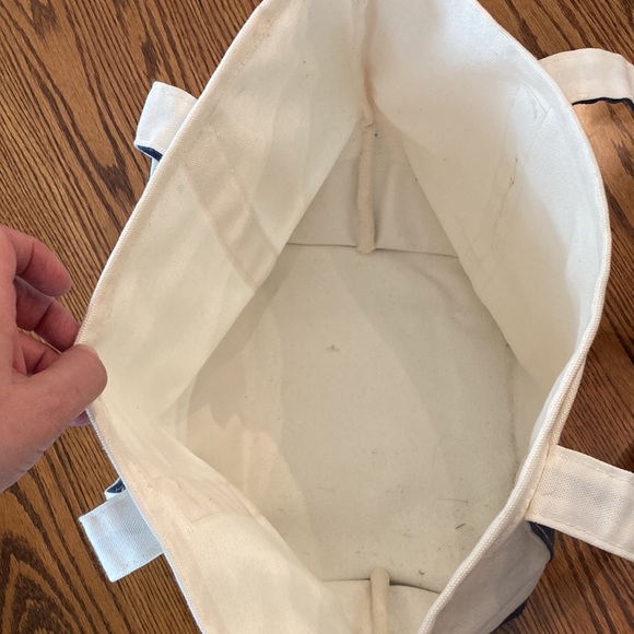 Canvas tote with large bag handles - Picture 5 of 5